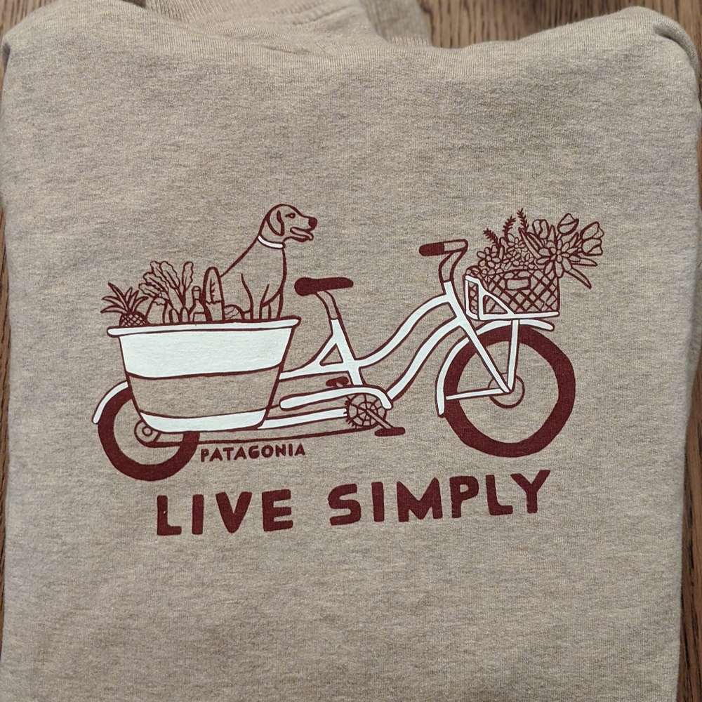 Patagonia Live Simply organic hooded sweatshirt